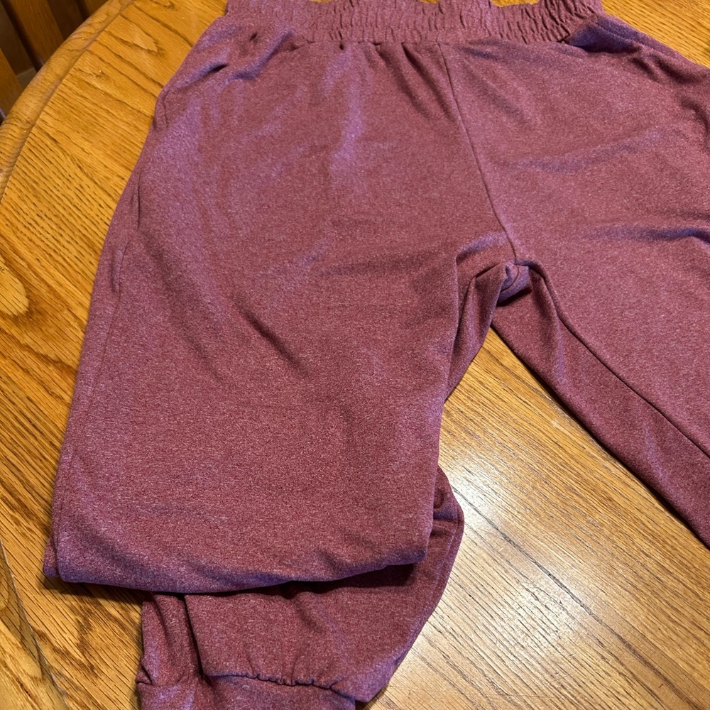 Polyester/Spandex loose fitting yoga pants